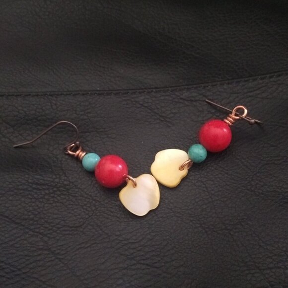 🍂🍁🍃 3/$25! Happy + Playful Apple Earrings 4 All Ages! Upbeat Summer Colors! - Picture 6 of 7